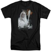 Lord Of The Rings Gandalf Men's 18/1 Tall Cotton Short-Sleeve T-Shirt